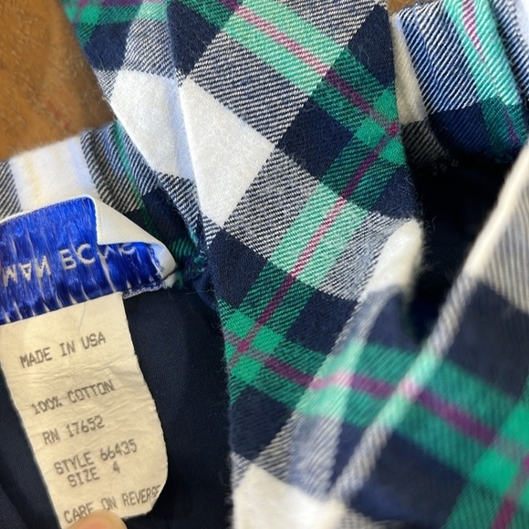 Florence Eiseman plaid Suspender shorts - Picture 5 of 6